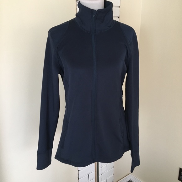 Apana Athletic Jacket Navy Full Zip 
